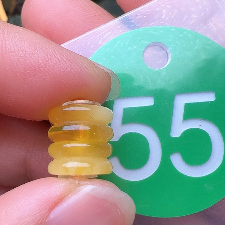 蜜蜡裸石未镶嵌10m m