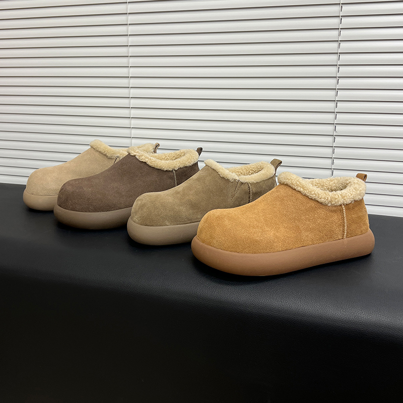 【厚底土豆】2025冬季新款厚底雪地靴女款加厚保暖一脚蹬