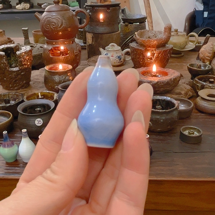 淡****小福泥陶艺茶几风
