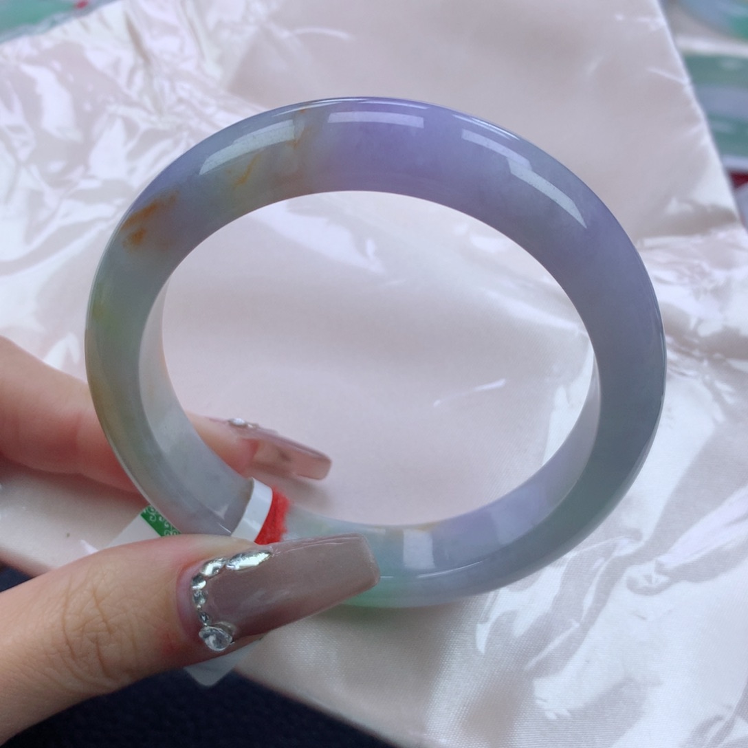 翡翠手镯未镶嵌57.3正圈