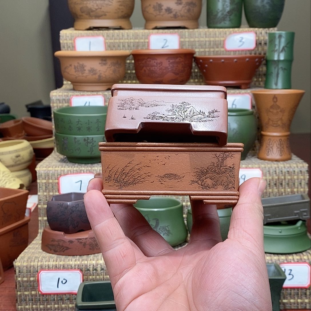 紫砂花盆宝*我在等他