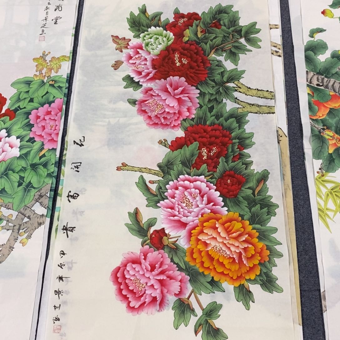 国画138✖️68工笔画画画画画画画作品