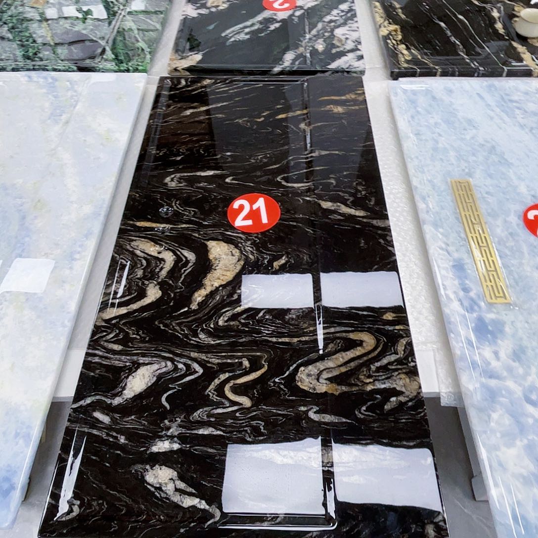 大理石宇宙黑金40*80