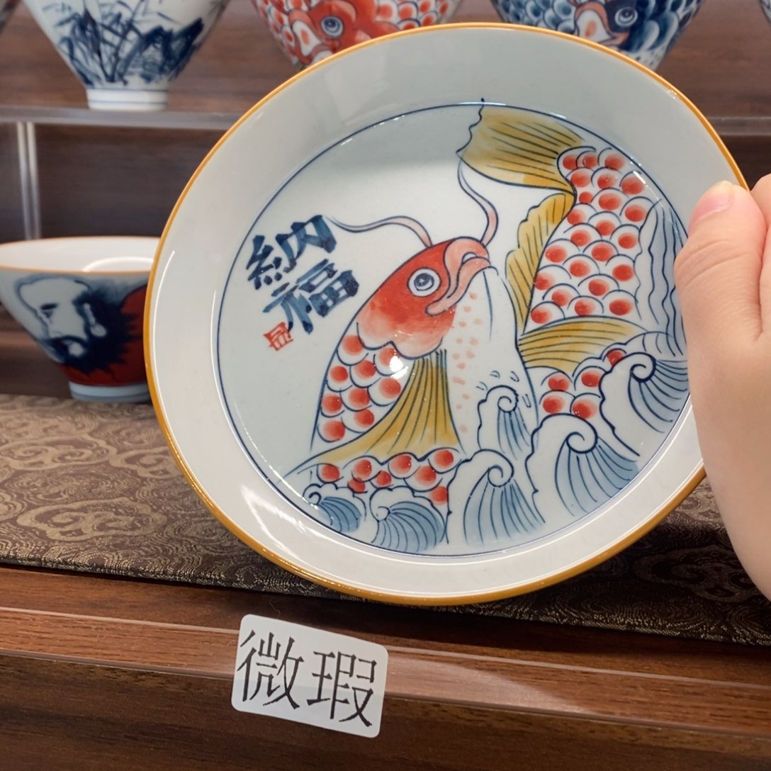 釉下彩手工绘制手工绘制