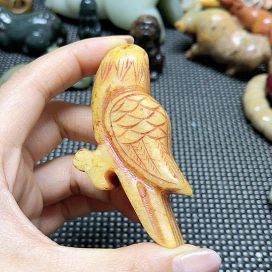 白玉菩提吊坠摆件