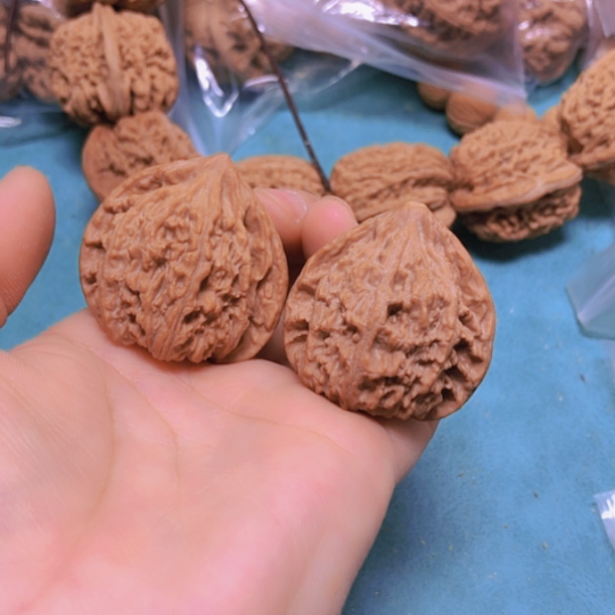 【闪购商品】把件核桃38流星雨修尖