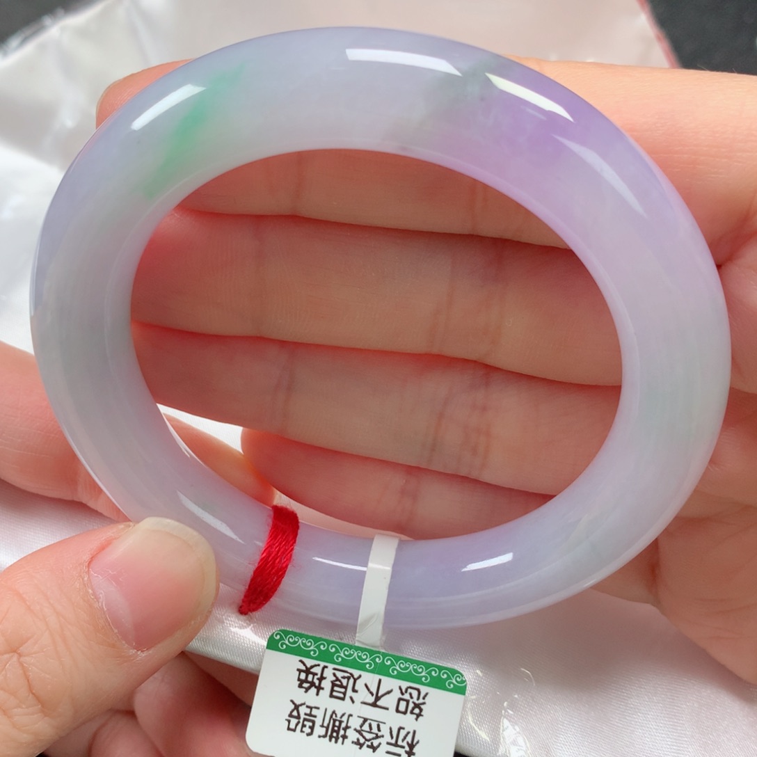 未镶嵌手镯翡翠缅甸天然翡翠手镯5455