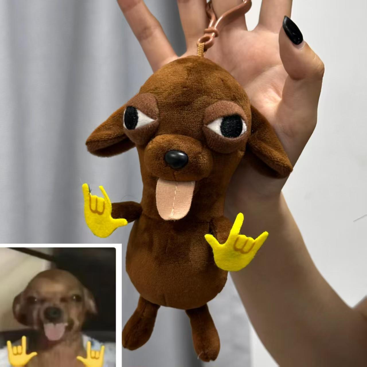 ChiHUAHUA抽象吉娃娃玩偶公仔背包挂件邪恶吉娃娃送朋友礼物