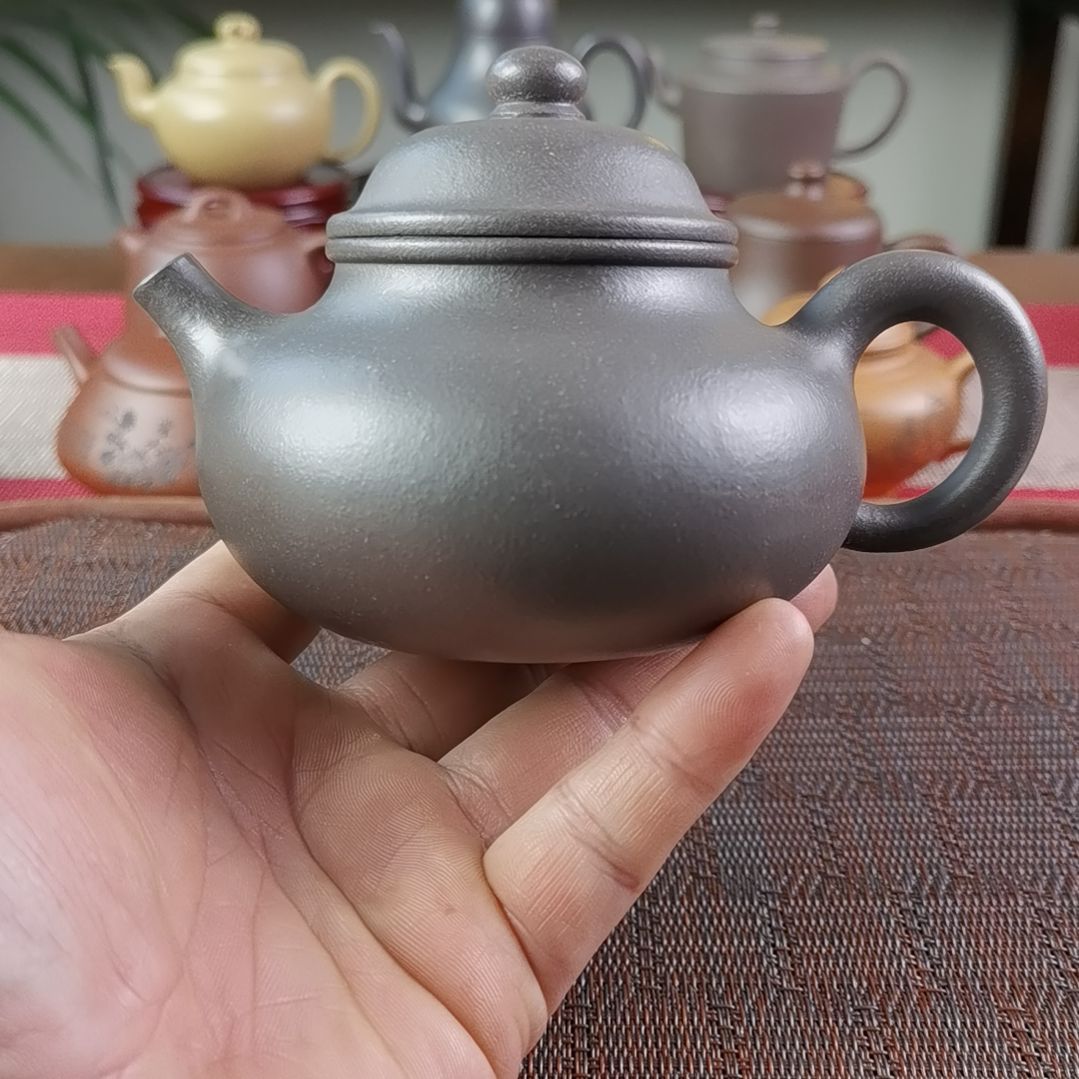 紫砂茶壶清灰泥容天300CC