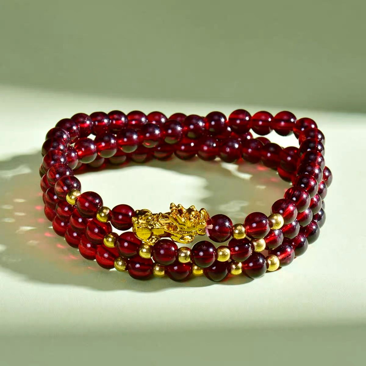 新中式手链多圈简约貔貅DIy手串ZD0643