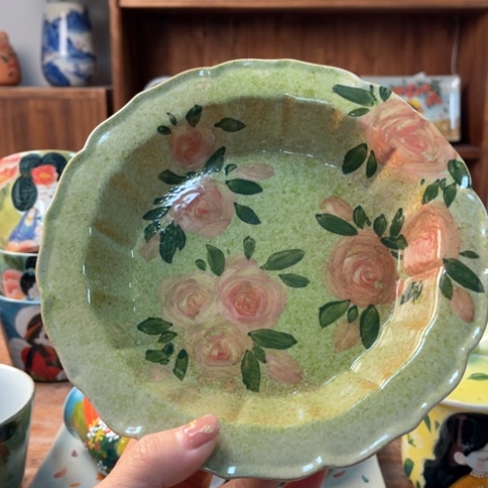 炉景德镇釉下手绘陶瓷 