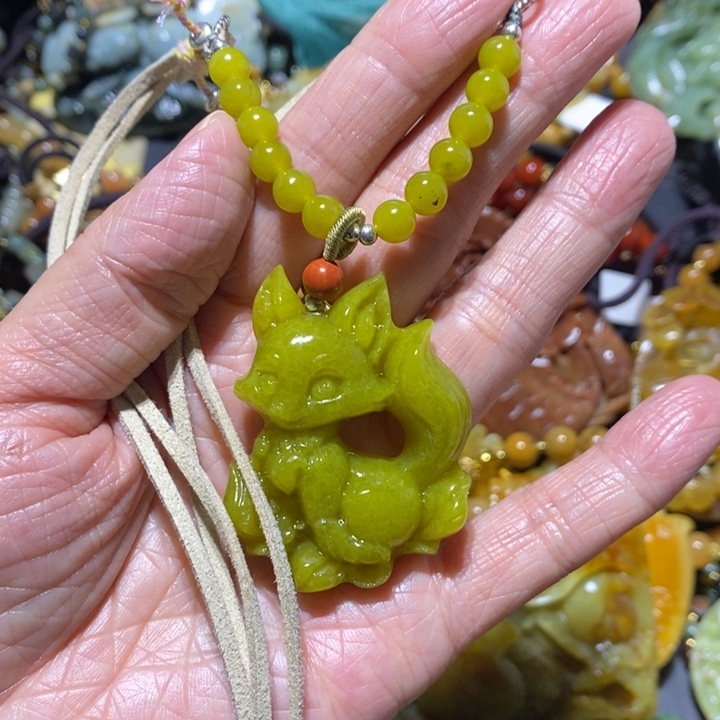 岫玉岫玉吊坠未镶嵌