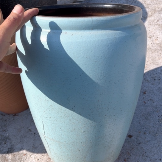 红陶口24高37瑕疵