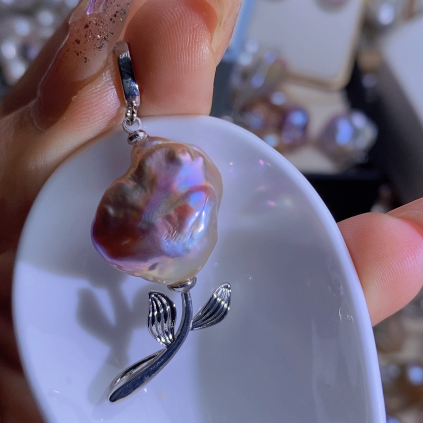 【闪购商品】淡水珍珠天然淡水珍珠合金