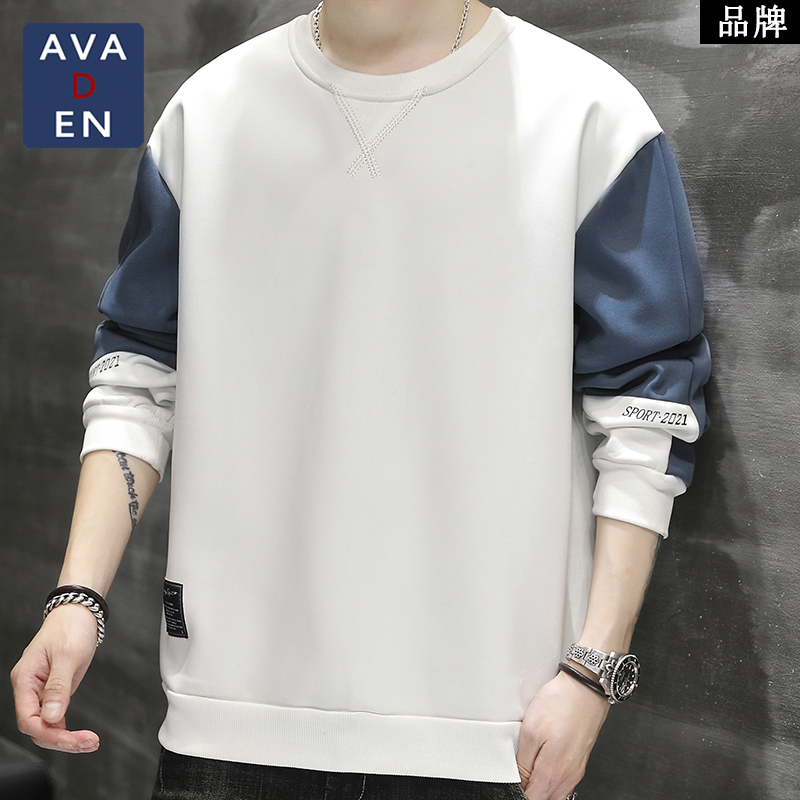 品牌AVADEN春秋卫衣男女同款圆领休闲卫衣百搭长袖宽松套头
