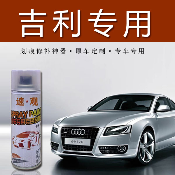 【8】吉利帝豪GLGS冰晶白远景X6汉玉白琥珀金漆面划痕修复自喷漆.