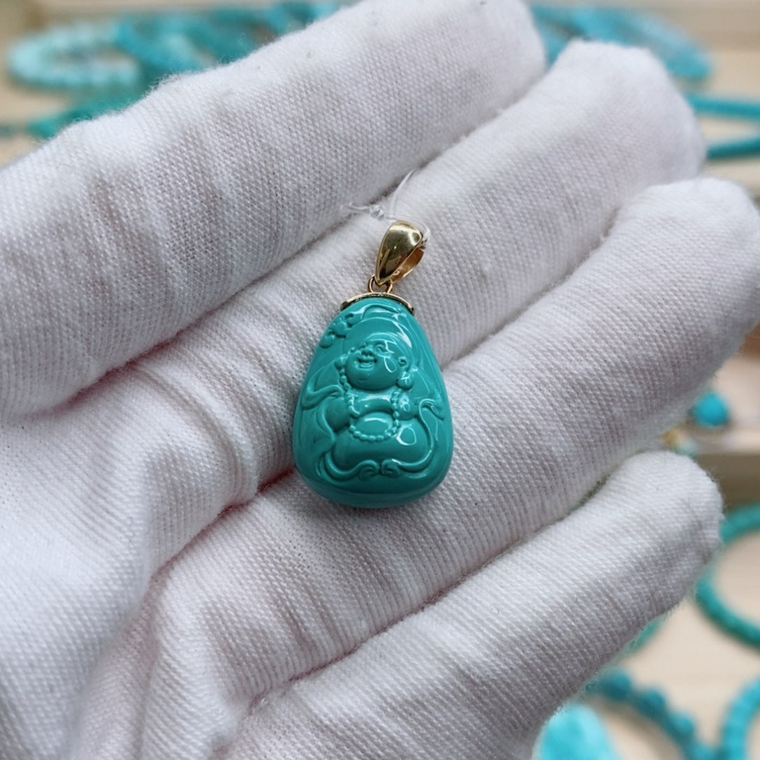 绿松石珠宝奇石未镶嵌