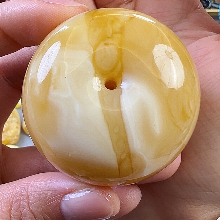 蜜蜡颈饰未镶嵌蜜蜡