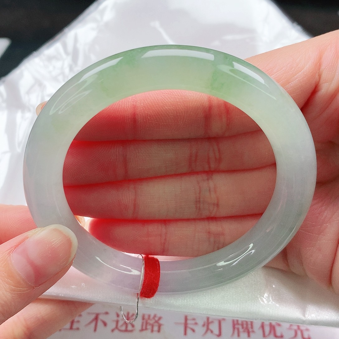 未镶嵌手镯翡翠53圈