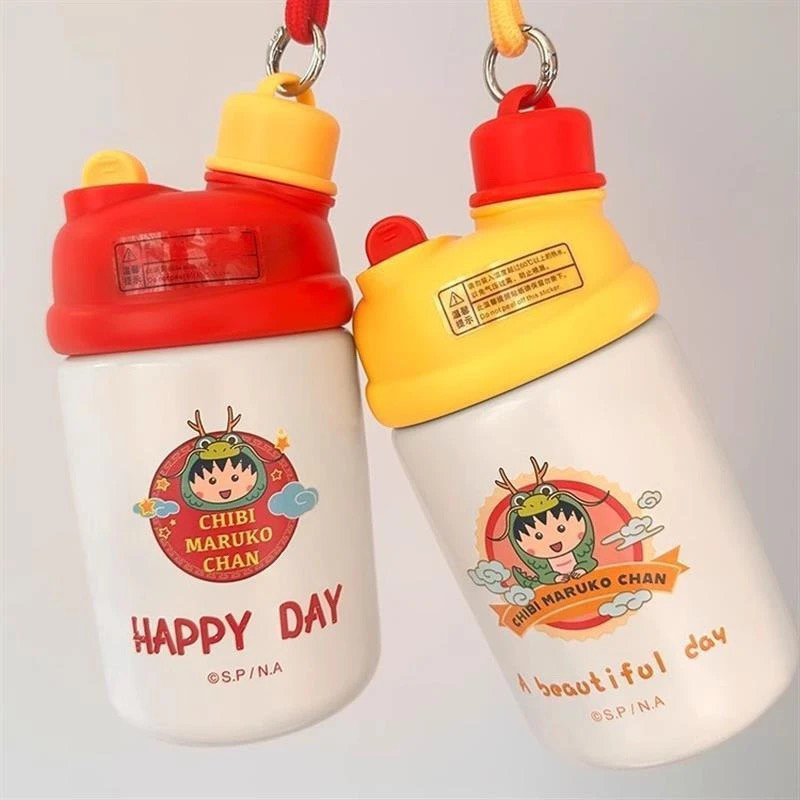 （026）樱桃小丸子可爱保温杯水杯