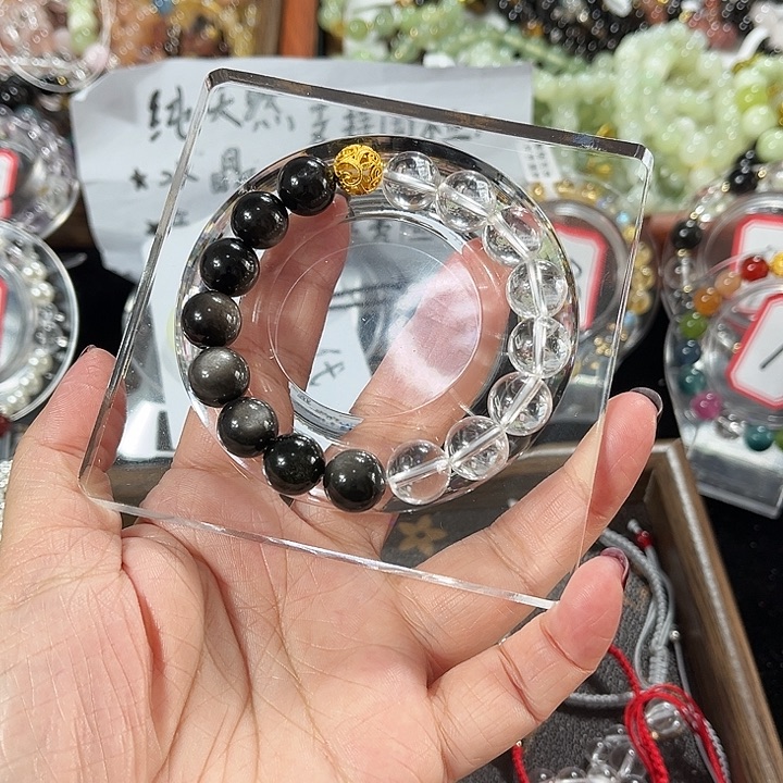 合金手链水晶王嘉尔同款