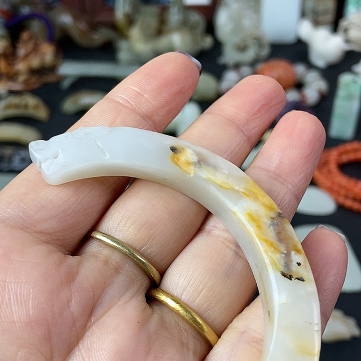 和田玉（糖玉）挂件未镶嵌