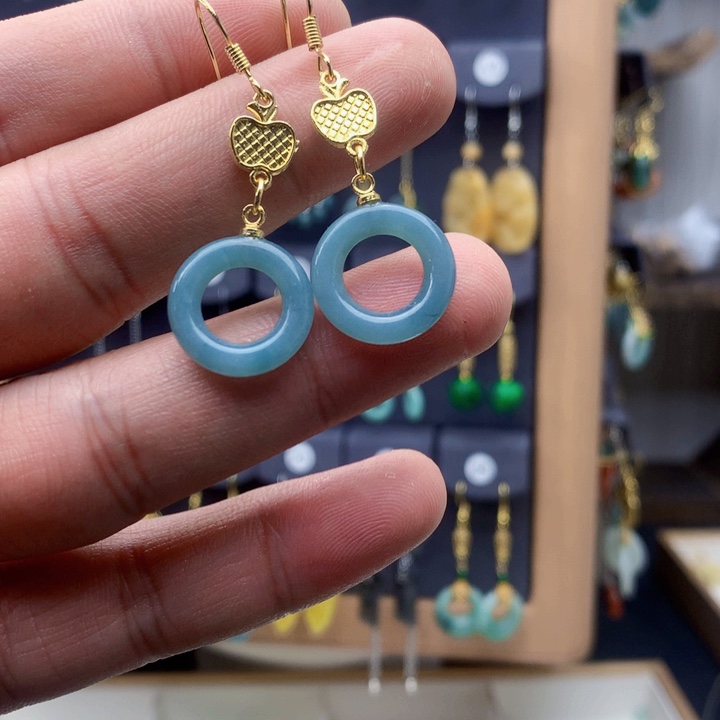 未镶嵌翡翠耳饰耳饰