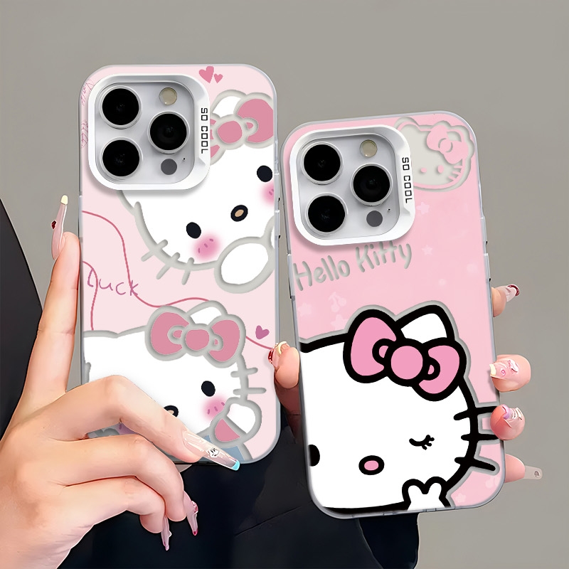 卡通全包凯蒂猫手机壳粉色华为小米苹果可爱情侣品牌手机保护壳