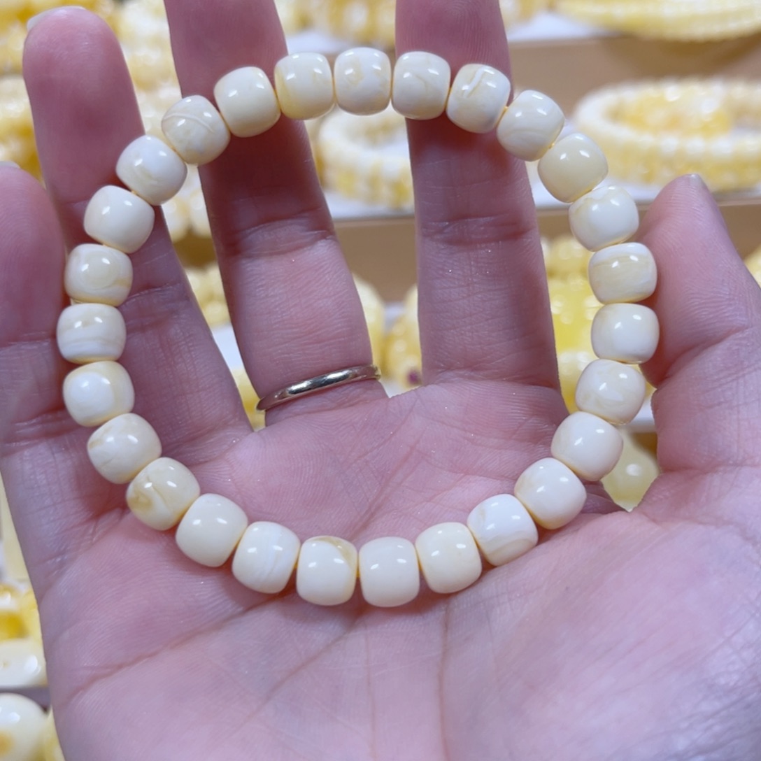 @***s琥珀未镶嵌手链天然蜜蜡