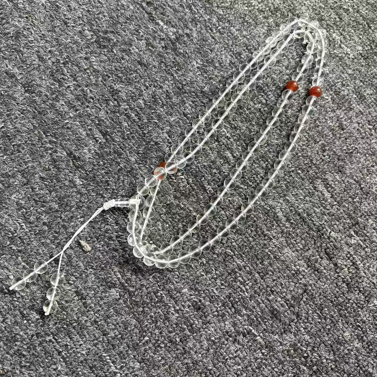 天然水晶佛珠项链多样性发一k896