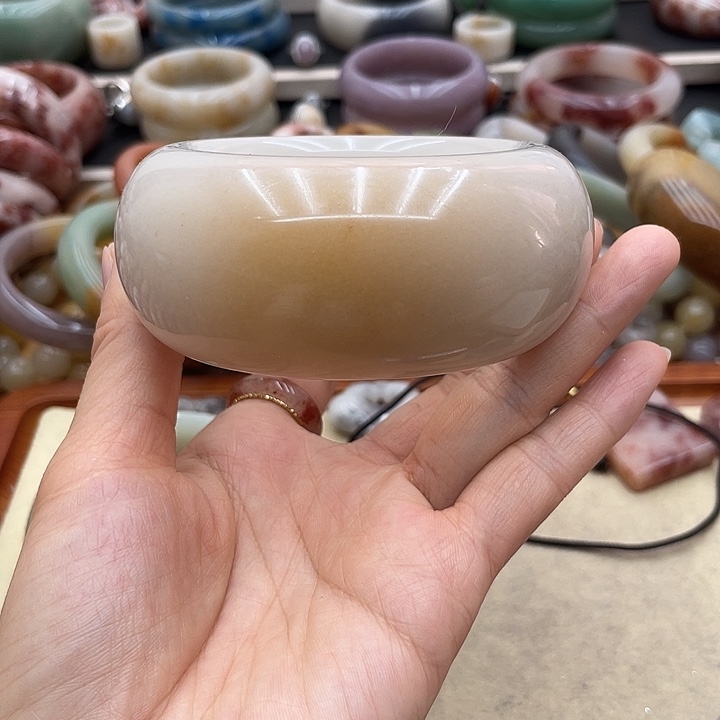 石英质玉圈口58未镶嵌