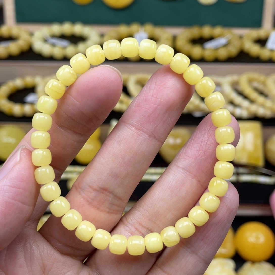 琥珀裸石未镶嵌琥珀蜜蜡