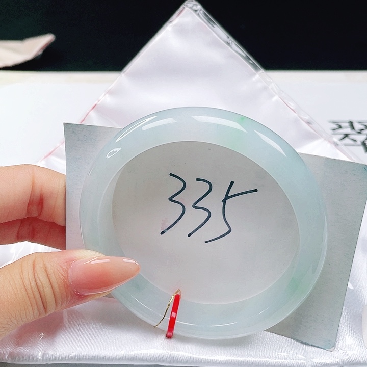 未镶嵌手镯翡翠58+正圈