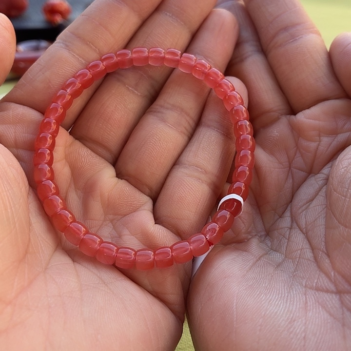 南红玛瑙未镶嵌手串冰粉单圈251209-43