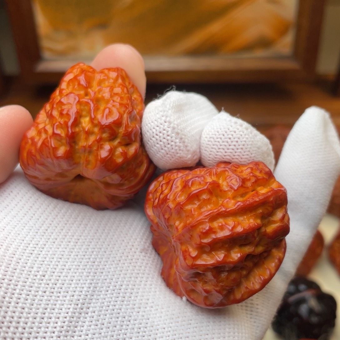 文玩核桃把件蛤蟆头 37