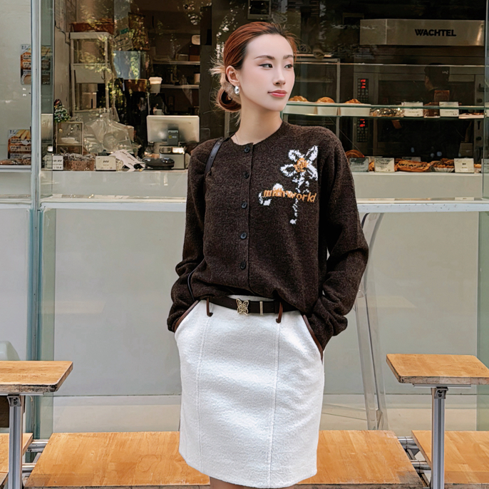 mithworld幻影丁香圆领开衫