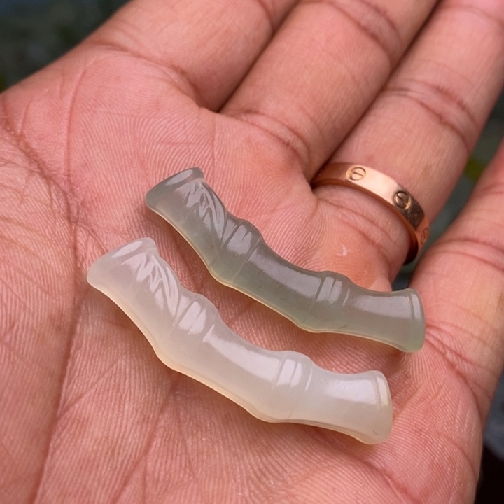 蛇纹石玉合金颈饰57