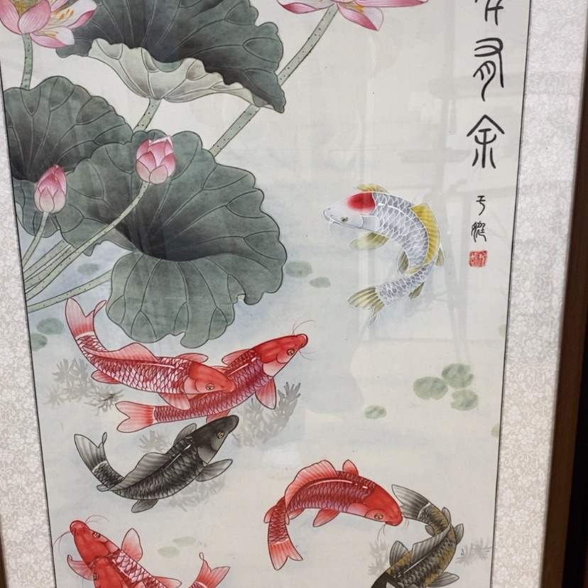 【闪购商品】国画手绘国画工笔带框