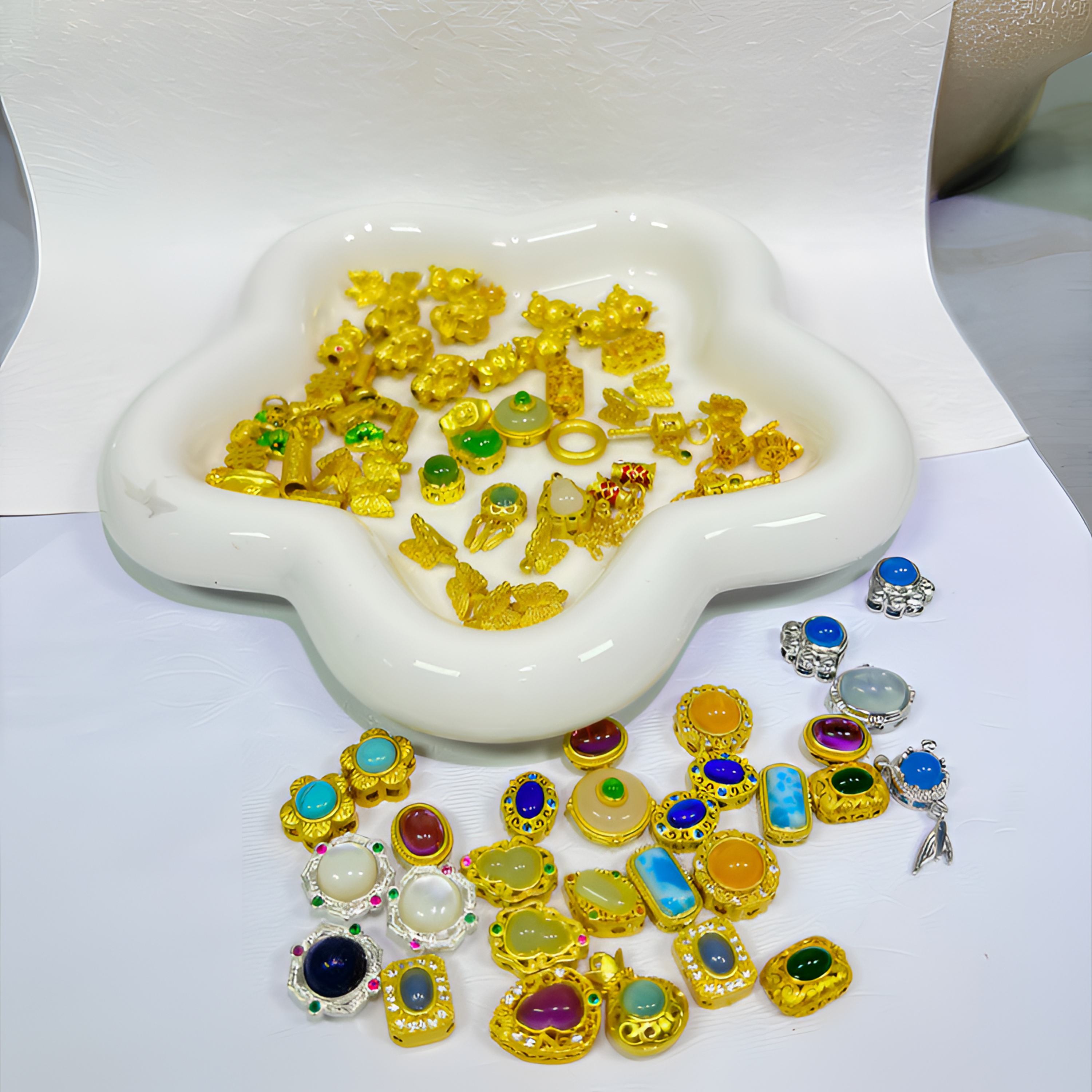 12/23手工制作/手机挂 创意DIY 配件 编号1到100号W链接