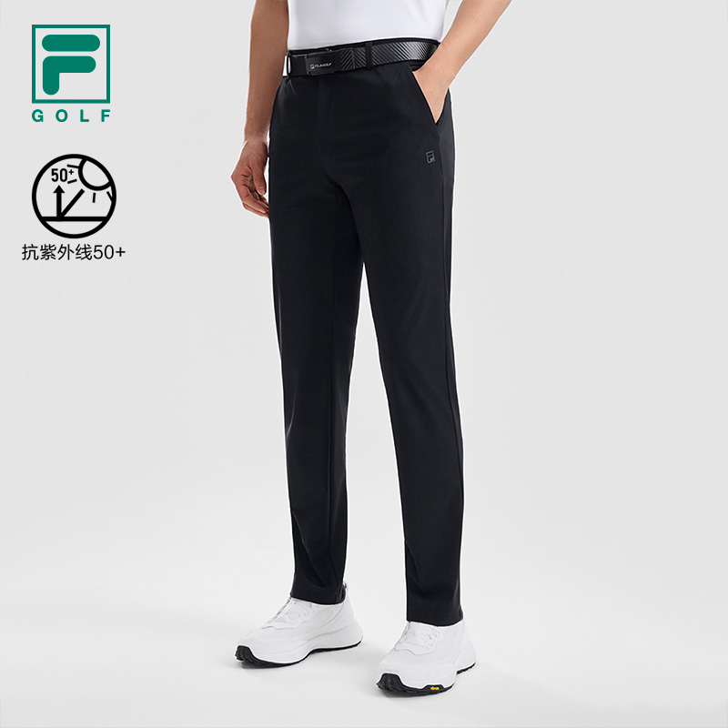 FILA斐乐男装针织长裤长裤2026夏季新款高尔夫直筒长裤A11M625602