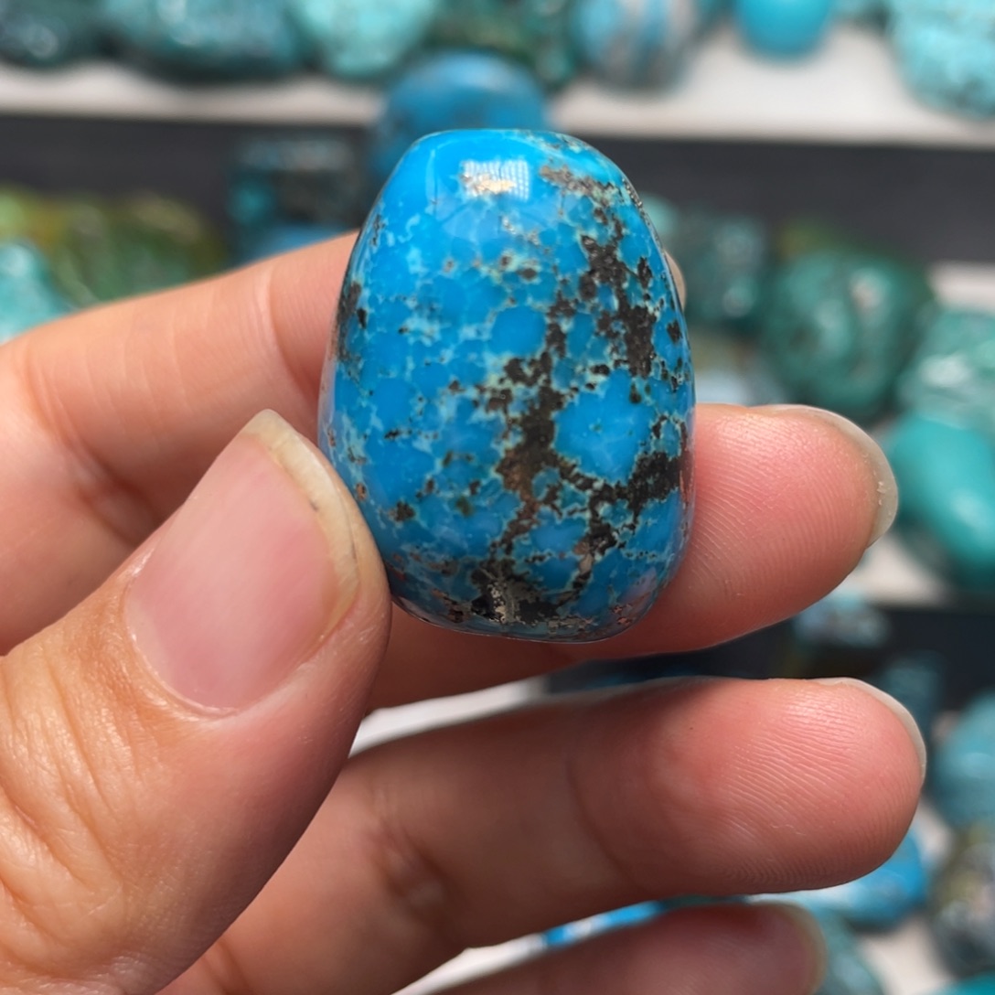 绿松石未镶嵌颈饰