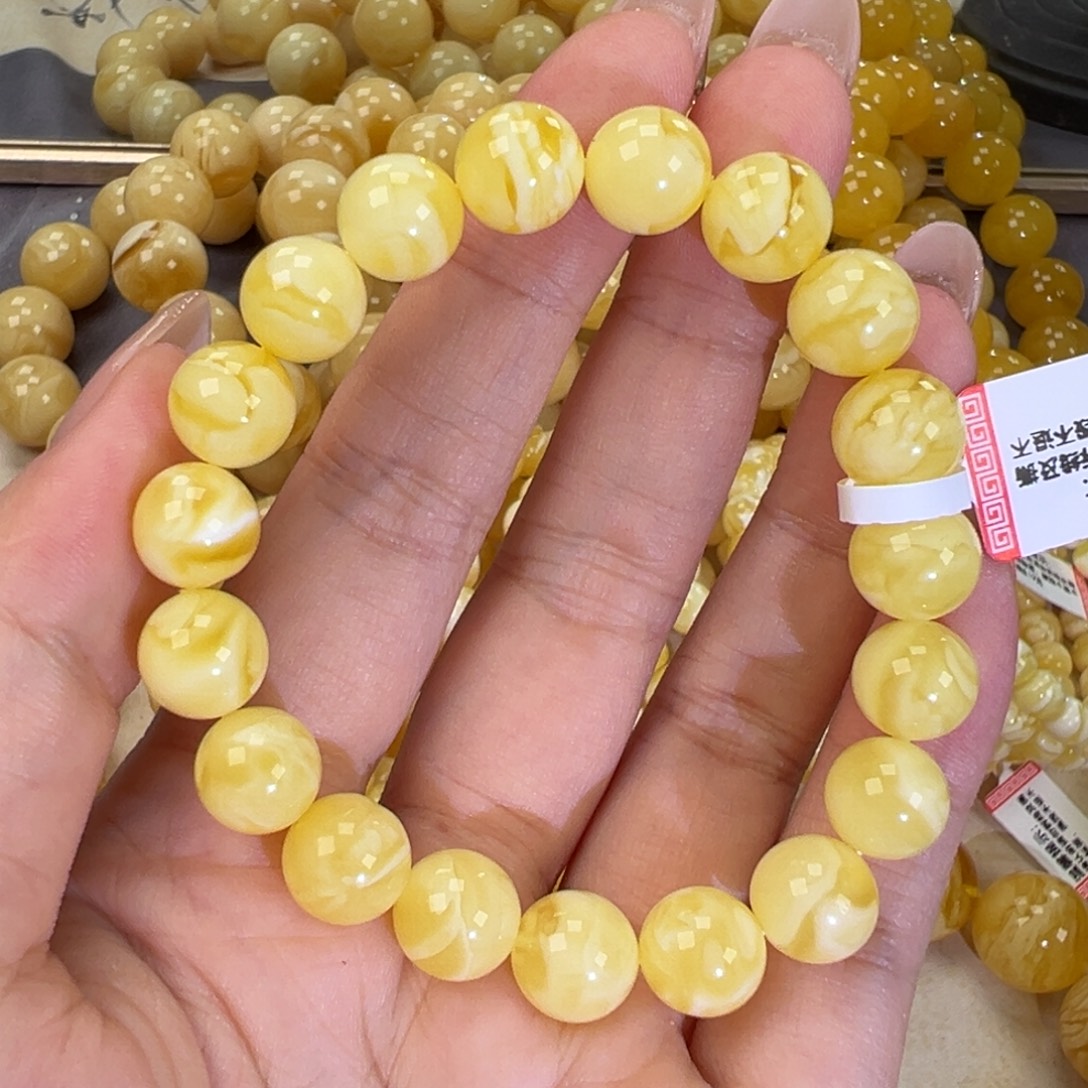 手链琥珀未镶嵌11.3妖花