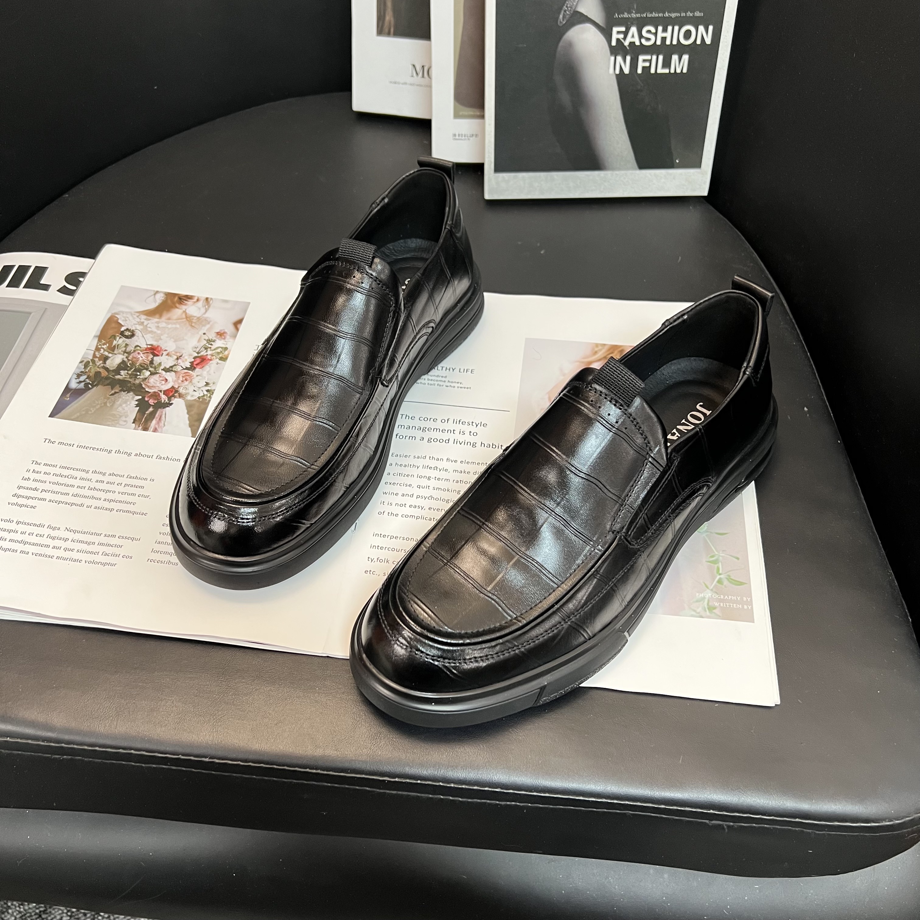 男士经典高奢舒适牛皮男鞋36925