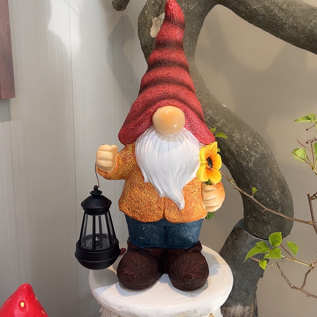 花园摆件红红火火