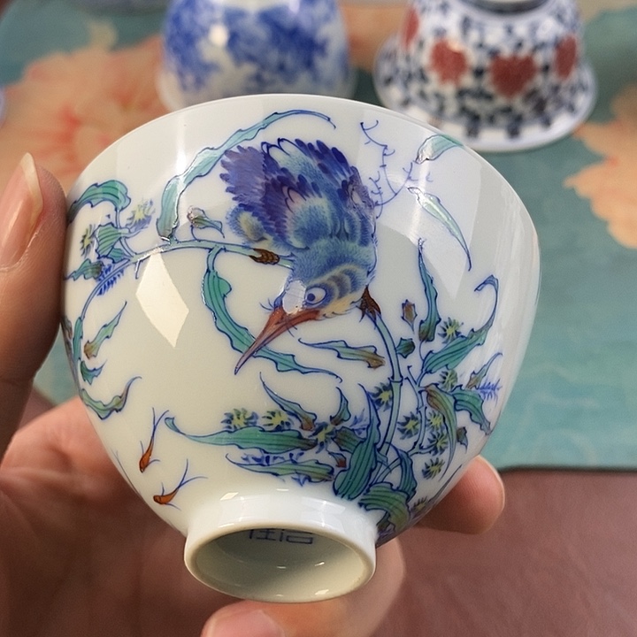 杯D***M现代景德镇全手工全手绘茶具168888