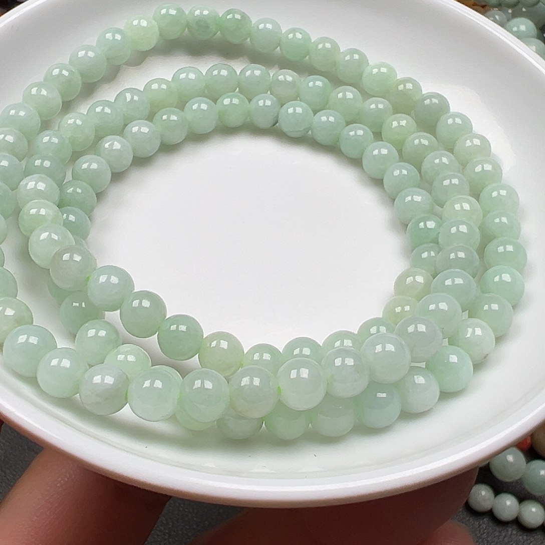 翡翠手链未镶嵌ℳ****生货主老华