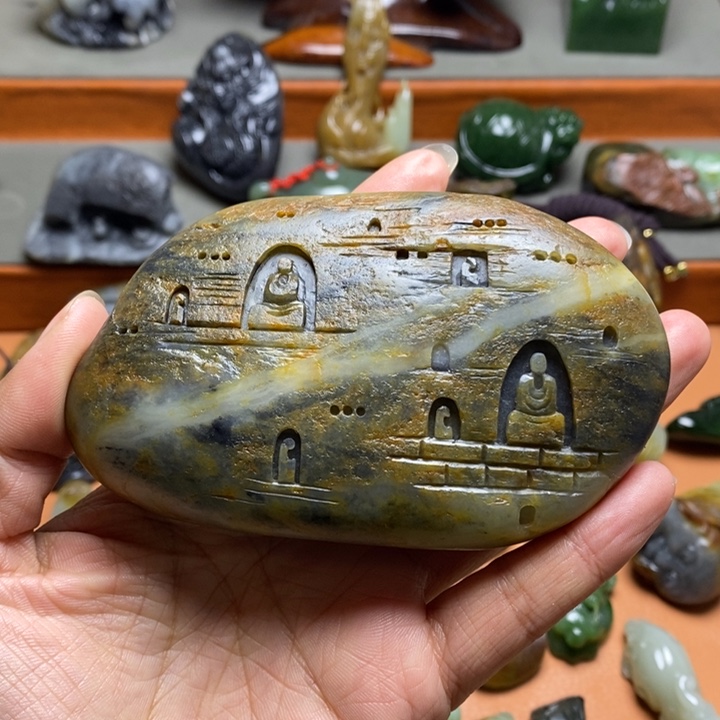 和田玉颈饰未镶嵌一***小