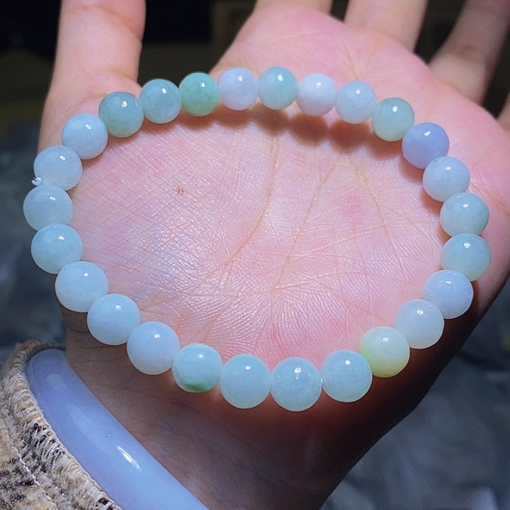 未镶嵌手串翡翠天然缅甸A货翡翠7.6