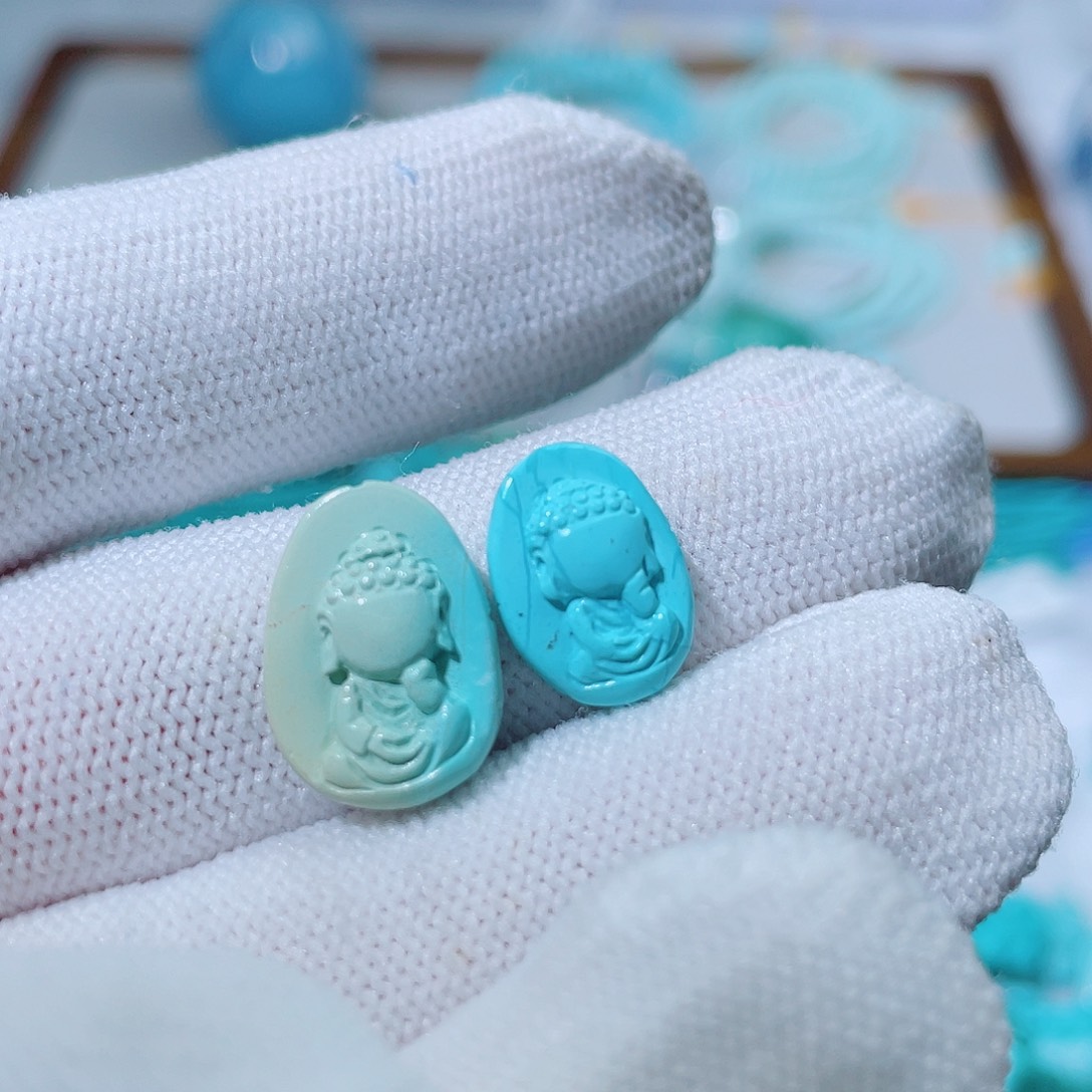 最***'绿松石未镶嵌珠宝奇石