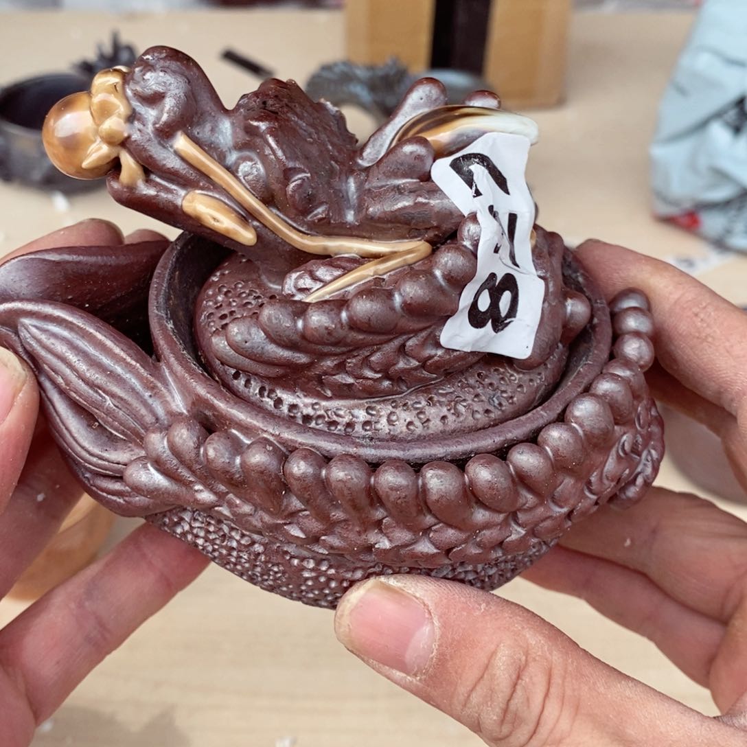 瑕疵，柴烧茶具陶瓷杯子